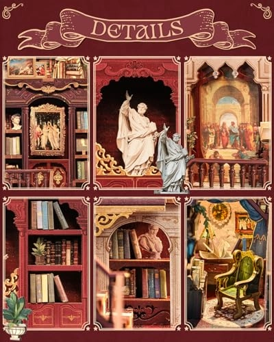 DIY Book Nook Kit - Library of Wisdom