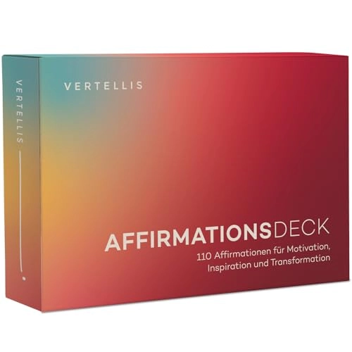 Affirmation Cards - 110 Affirmations Card Game (German)