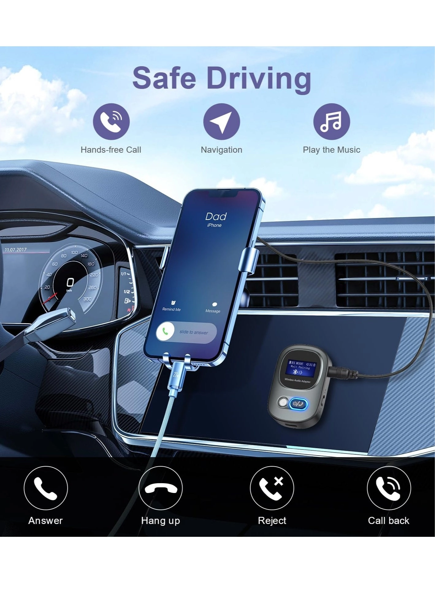 Bluetooth 5.3 Transmitter and Receiver 5.3