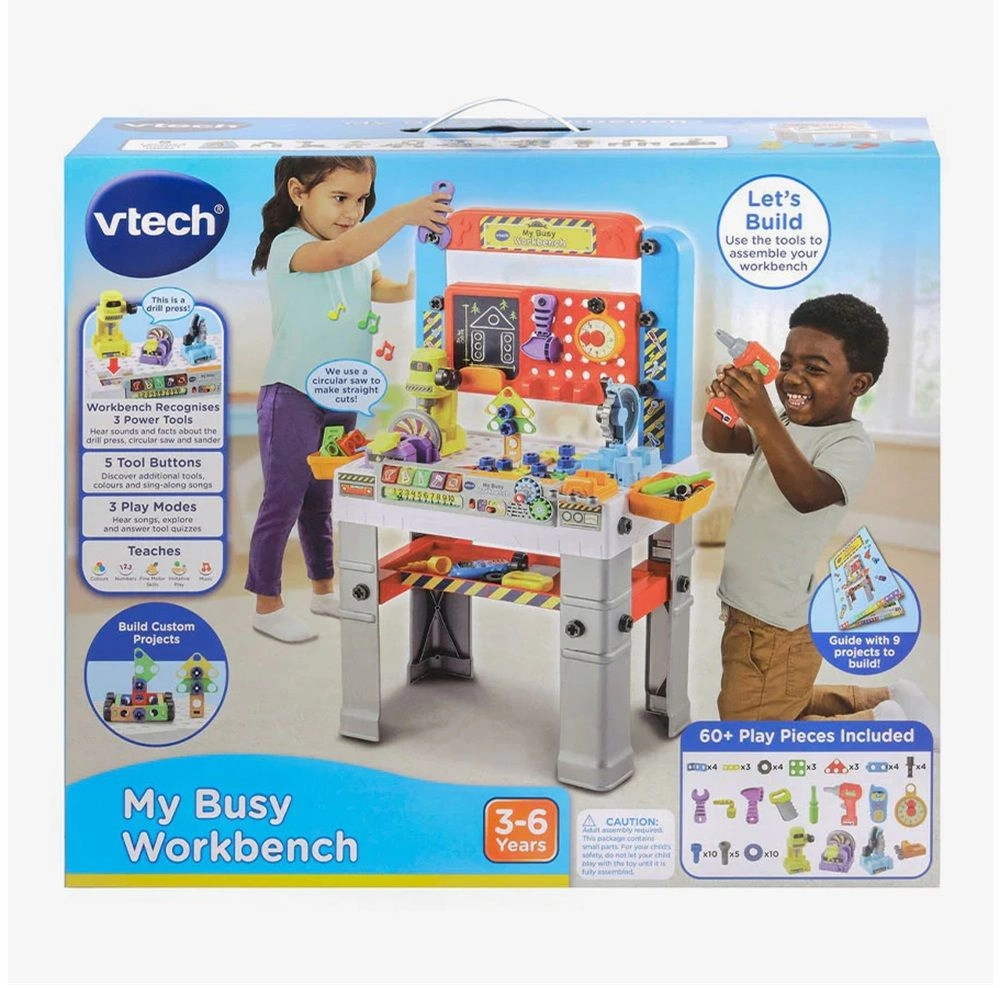 Vtech My Busy Workbench - 3-6 Years 119 pieces