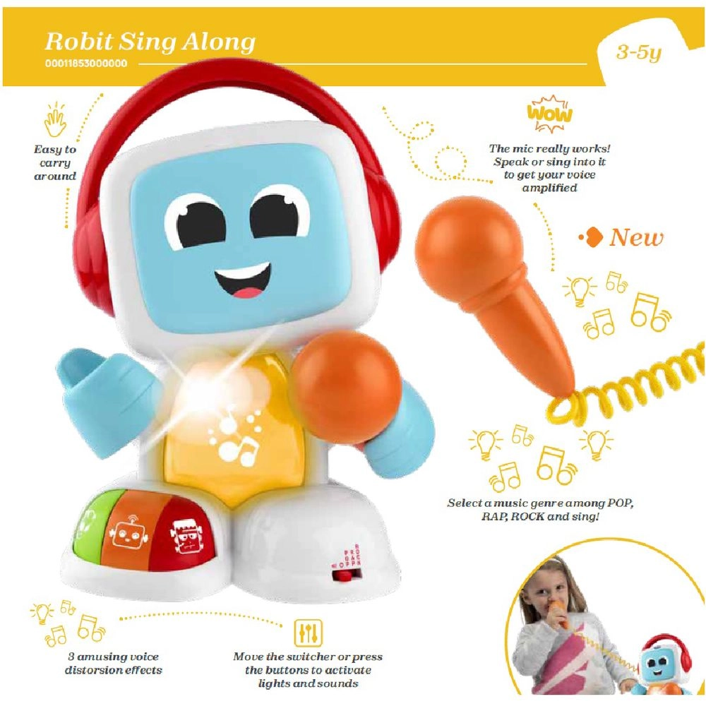 Robit Sing Along - Suitable for 1 Year & Above.