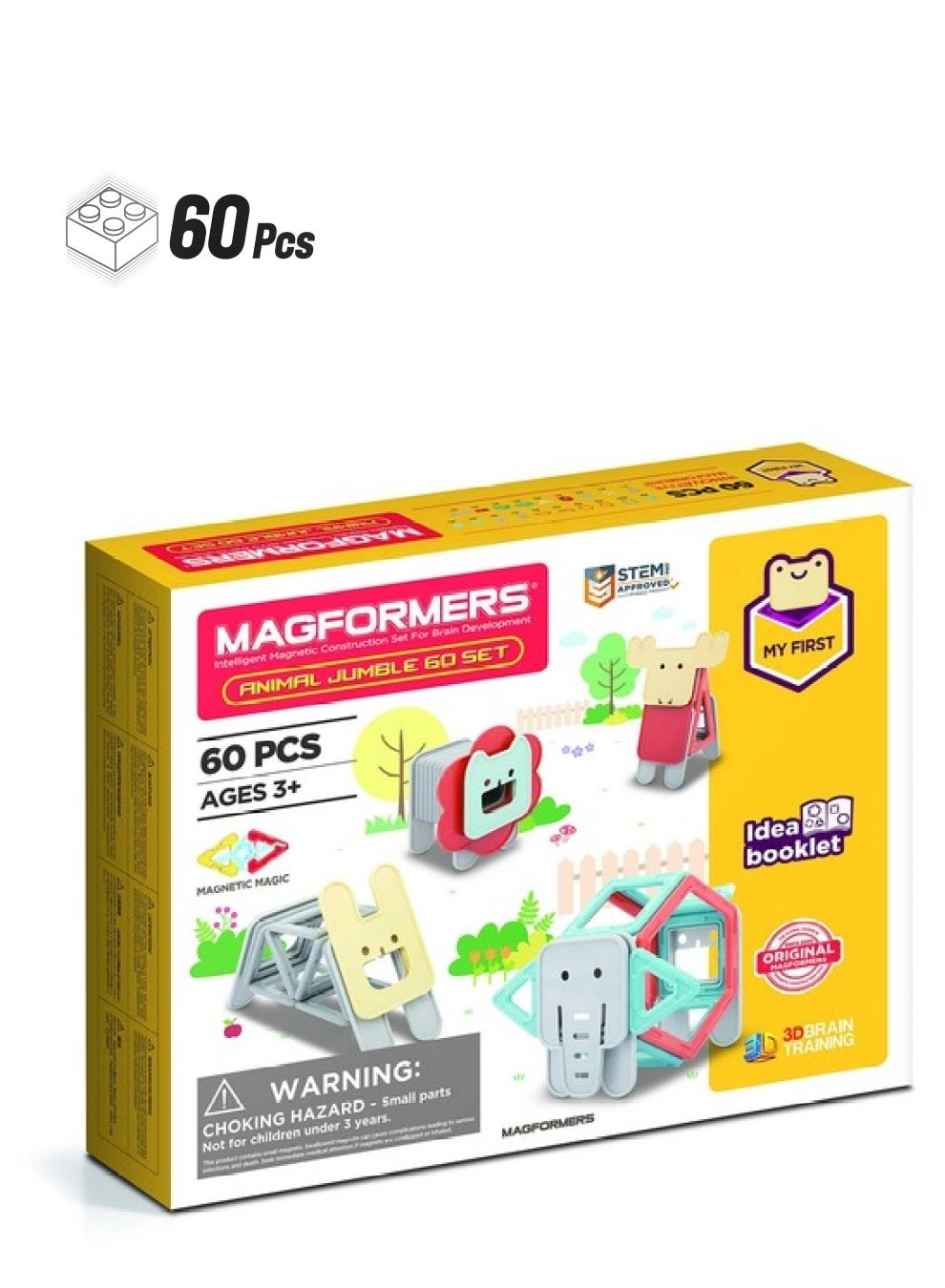 Magformers My First Animal Jumble - 3+ Years 60 pieces