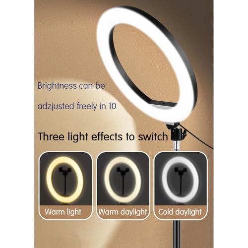 Dimmable LED Ring Light - 12 inches