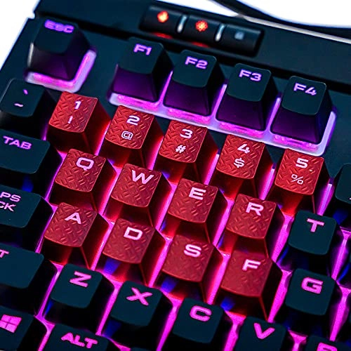 FPS Backlit Key Caps - 13 Red Keys