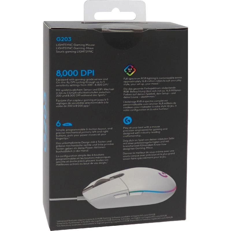 G203 HERO LightSync - USB