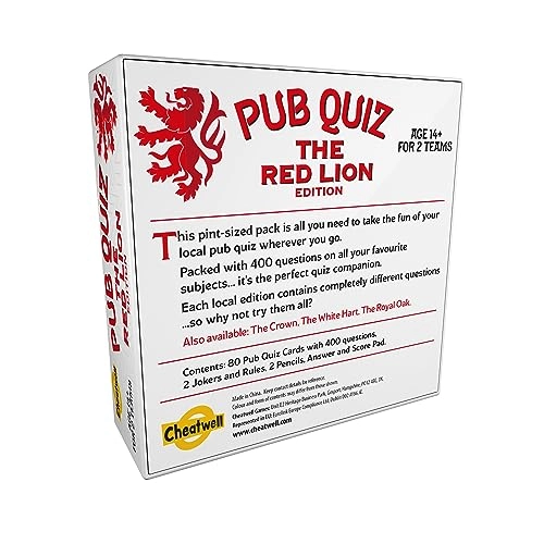 The Red Lion Pub Quiz - 400 Questions