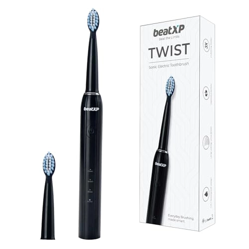 Twist Electric Toothbrush - 20,500 strokes/min 2 Brush Heads 3 Cleaning Modes