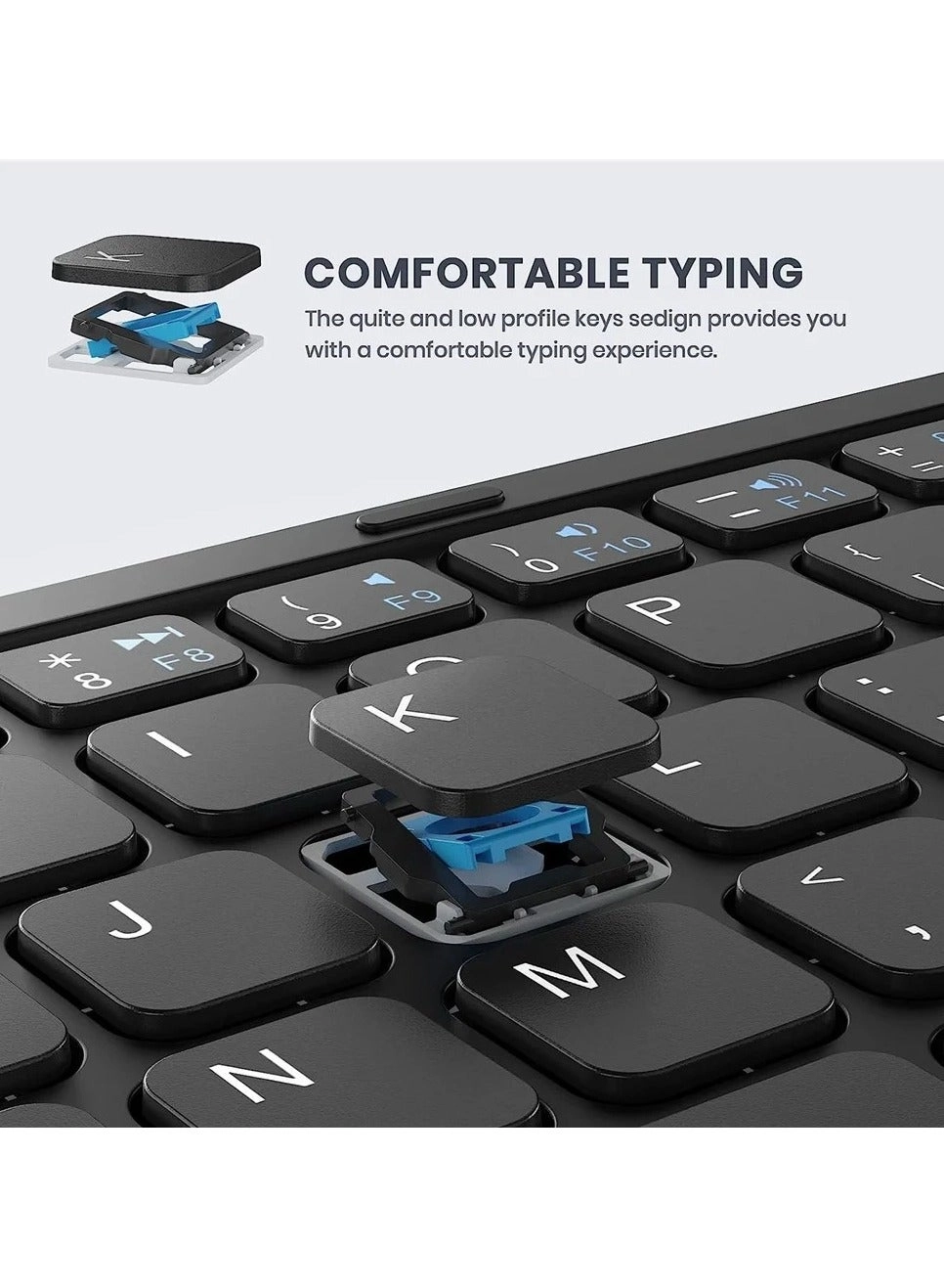 Foldable Keyboard - Full-Size Wireless