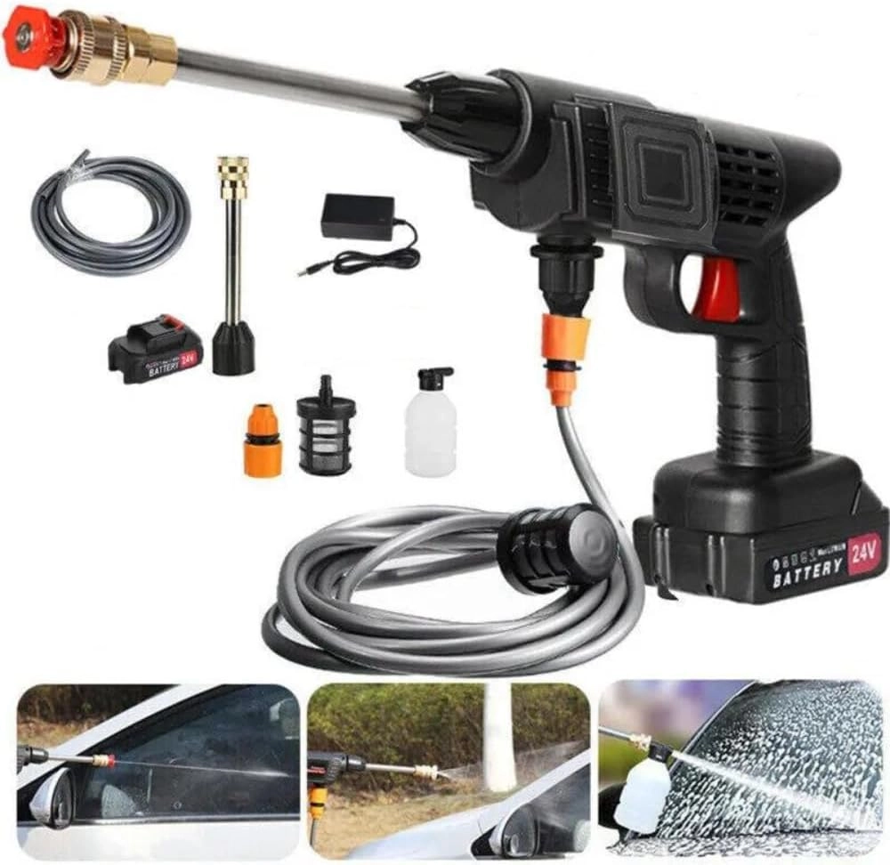 Cordless Electric Pressure Washer - 50Bar 20000mAh Foam Generator
