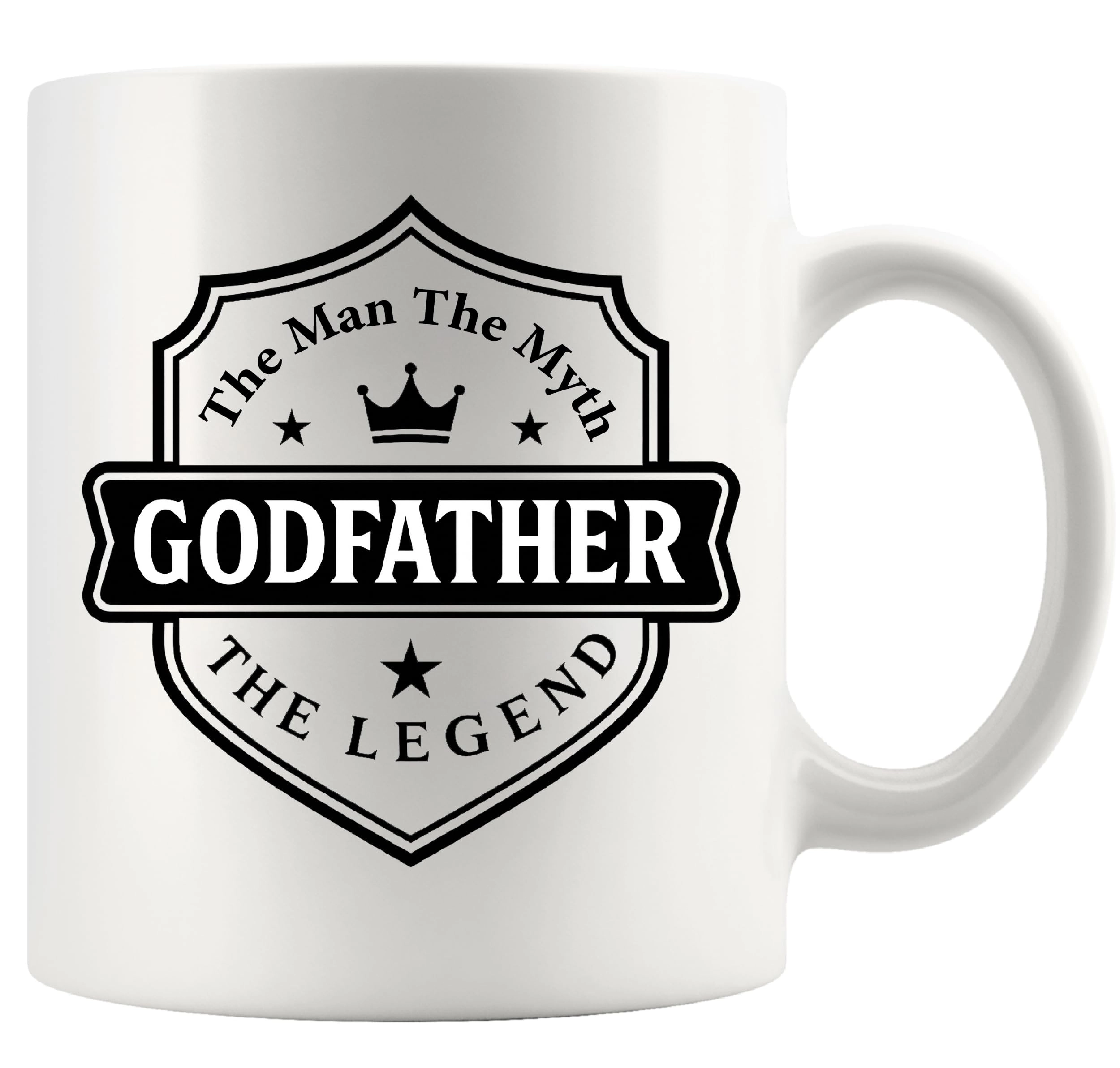 Yiwu Courage Godfather The Man The Myth The Legend Ceramic Mug - 1 pcs