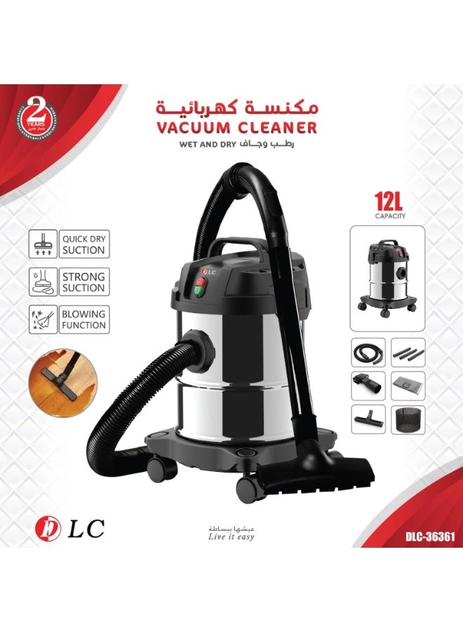 DLC Wet & Dry Vacuum Cleaner (36361)