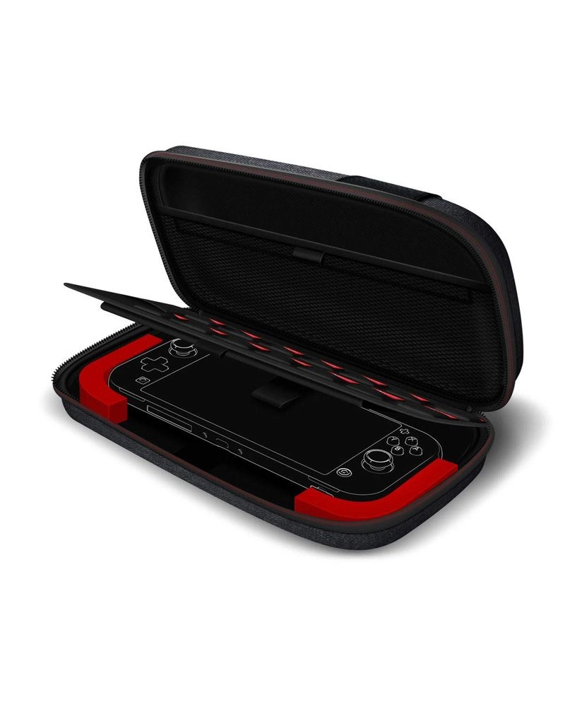 Deluxe Travel Case - Black/White ABS Hard Shell