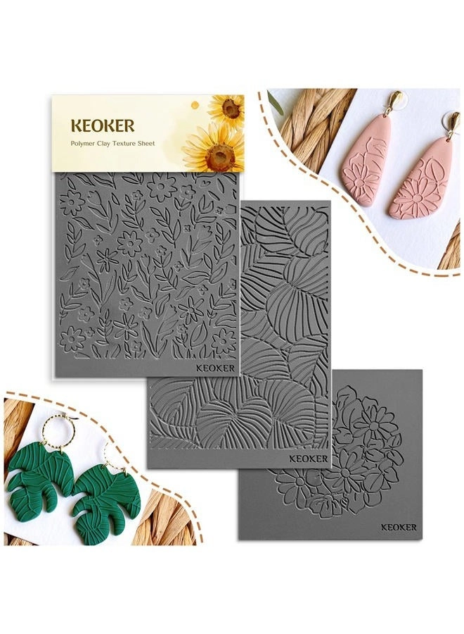 Keoker Polymer Clay Texture Sheets Set
