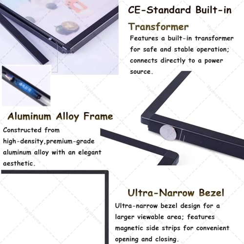 LED Light Box - 60X240cm Ultra Slim Bundle