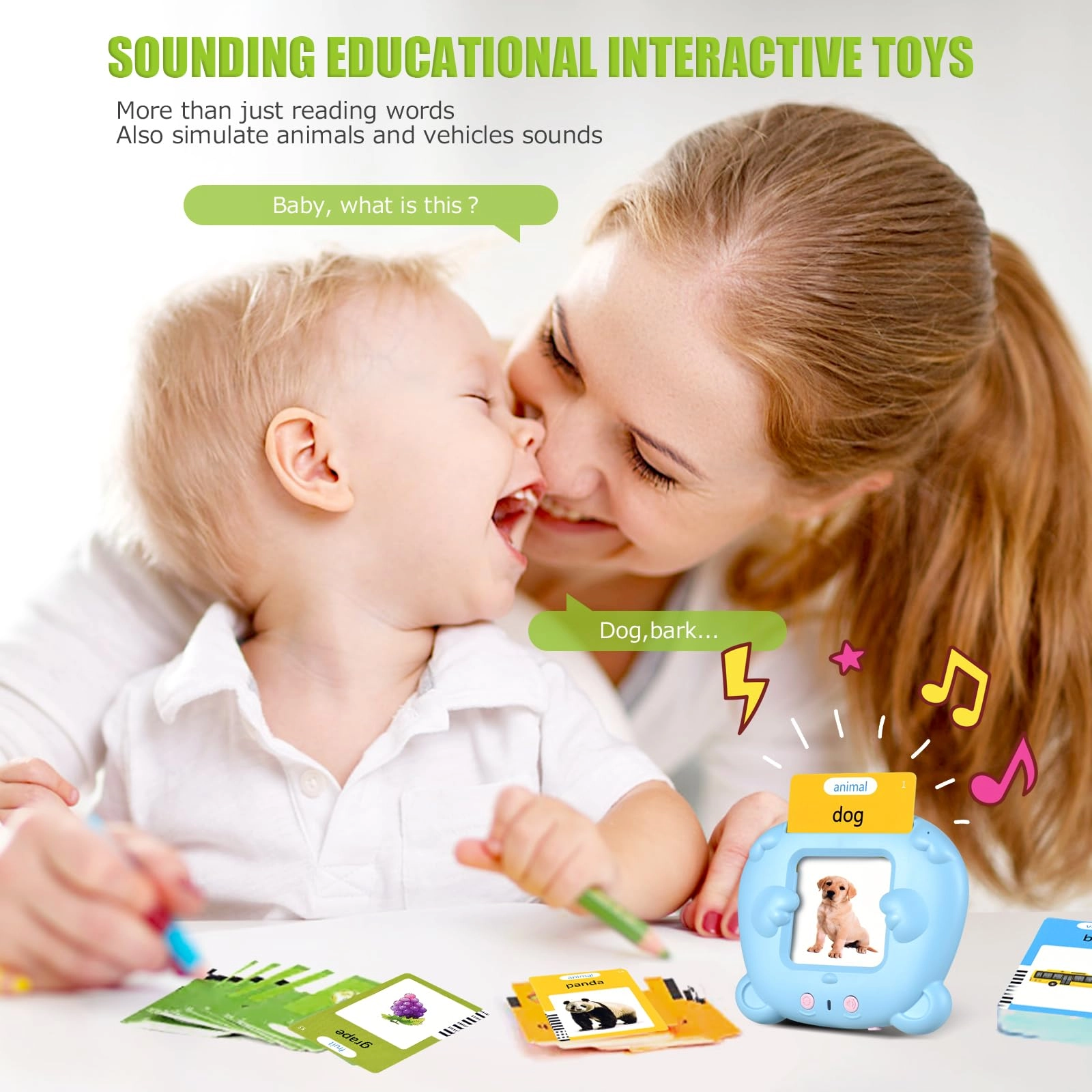 visator Flash Cards Language - 1-6 Years Old