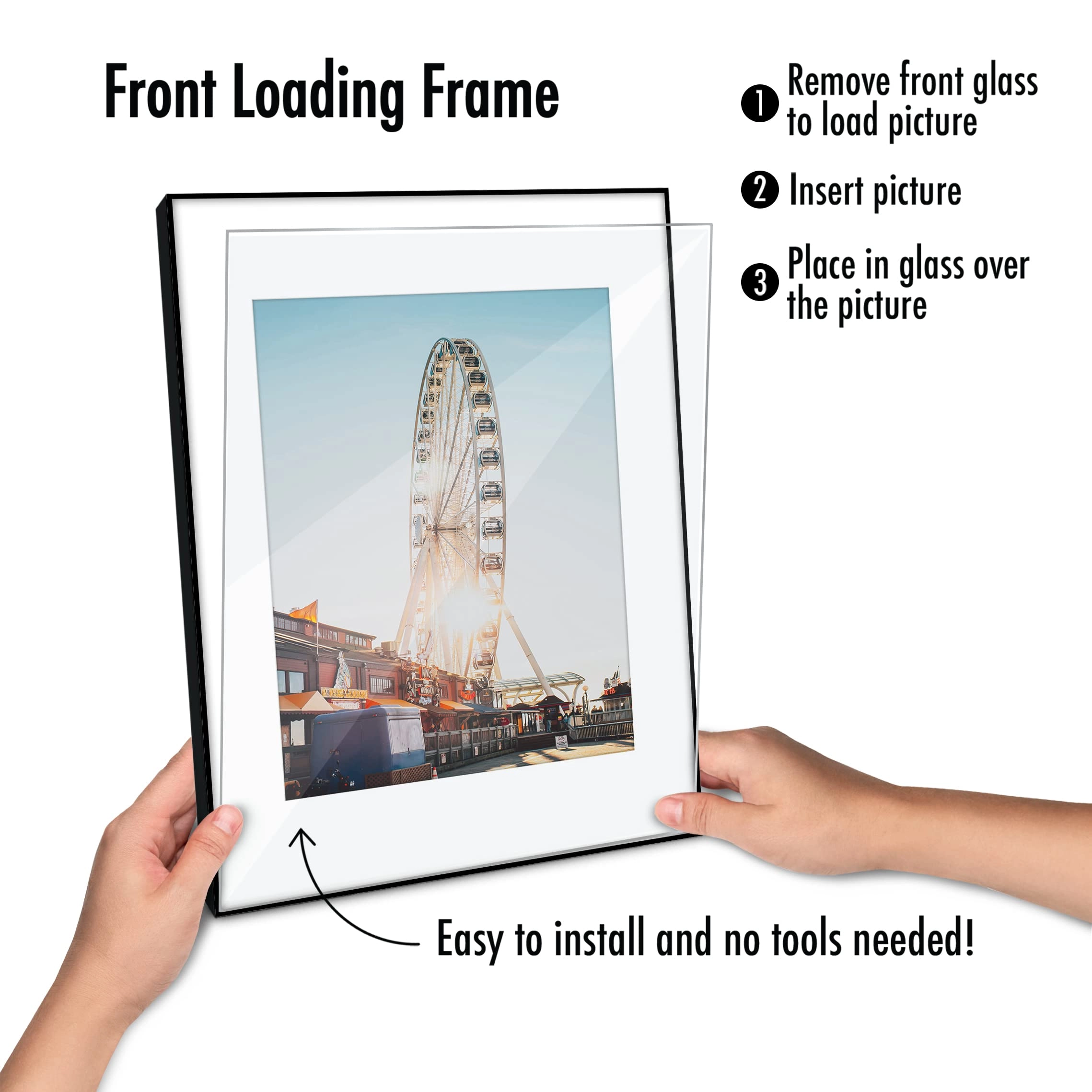Front Loading Picture Frame - 11x14