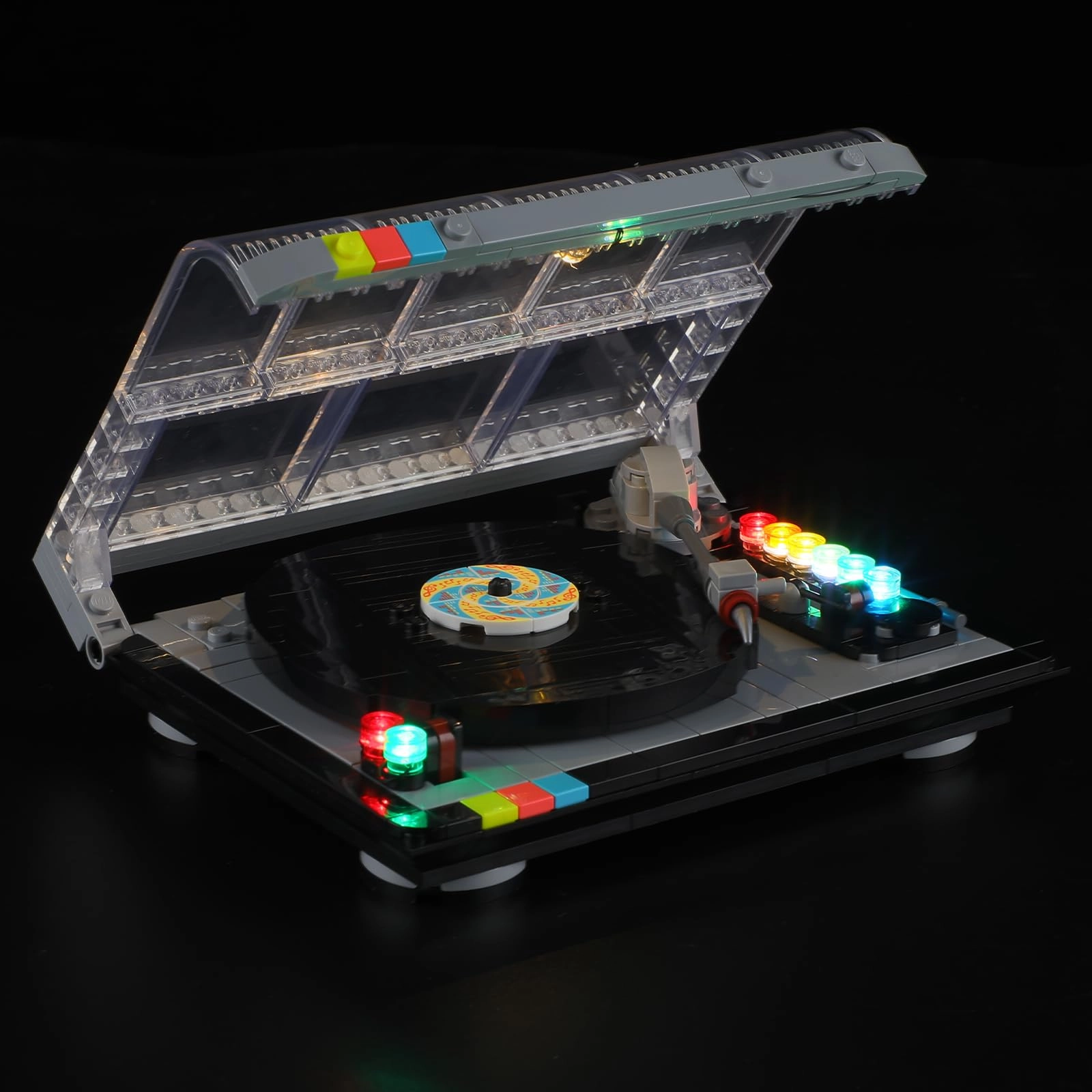 GEAMENT LED Light Kit for LEGO Retro Record Player Building Blocks Model 40699
