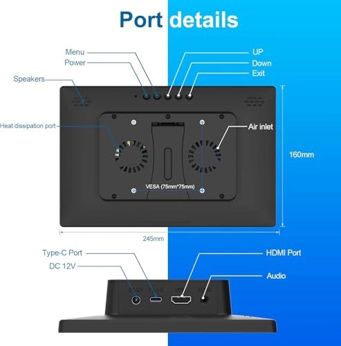 Touchscreen for Raspberry Pi - 10.1'' 1920*1200