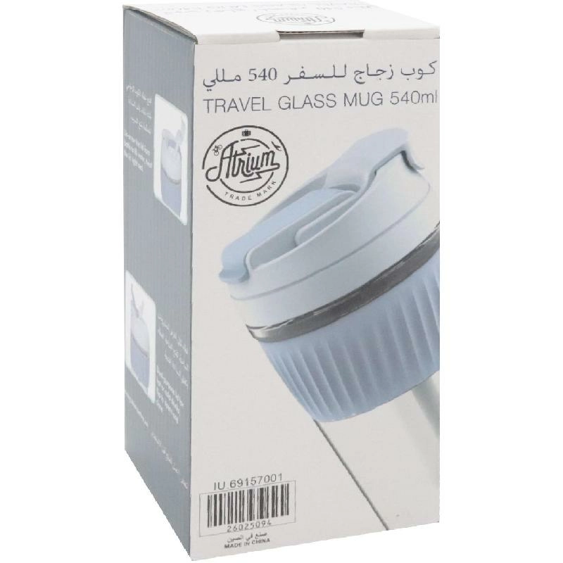 Glass/Silicon Mug - 540ml