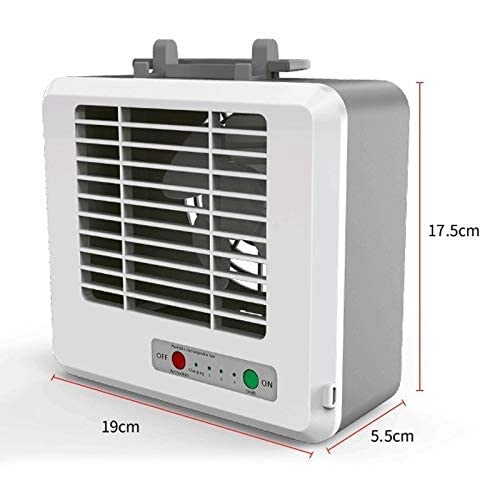 Portable Mini Silent Energy Saving Desktop Air Conditioner Fan Electric Air Cooler - 5W