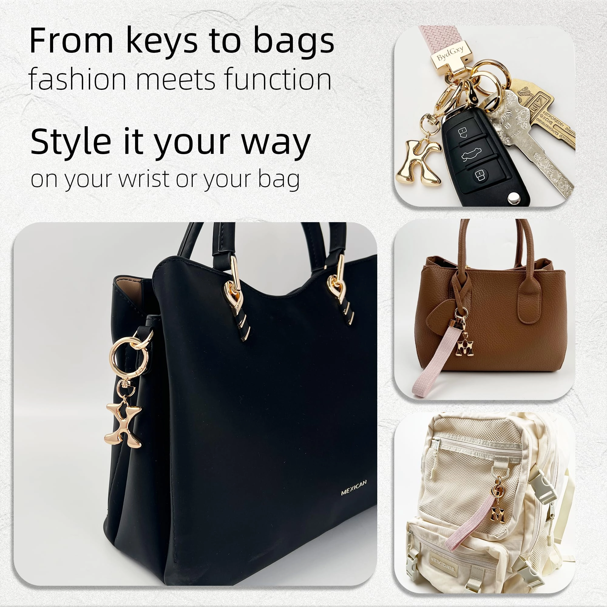 Initial Keychain - Letter