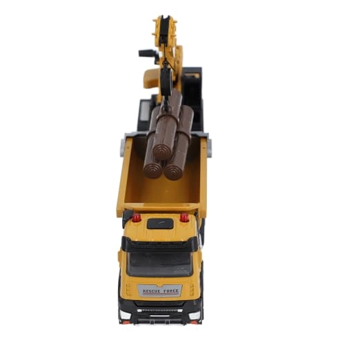 Crane with Dump Truck - Yellow Alloy