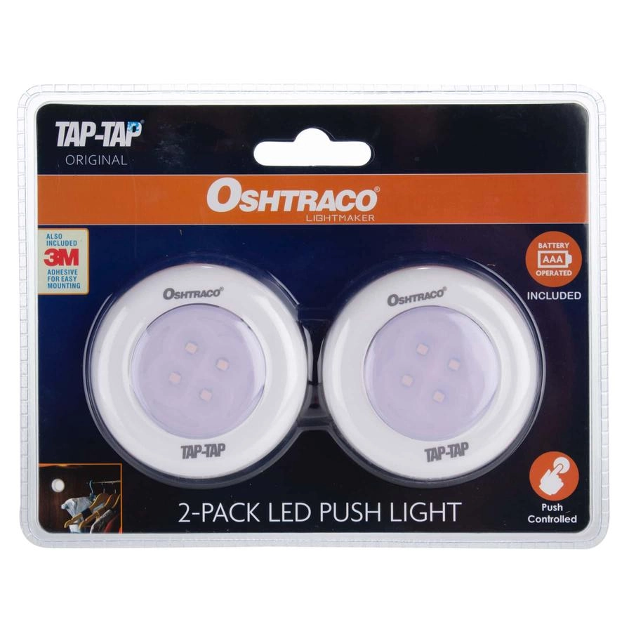 Tap Tap LED Push Light - 3 x AAA batteries