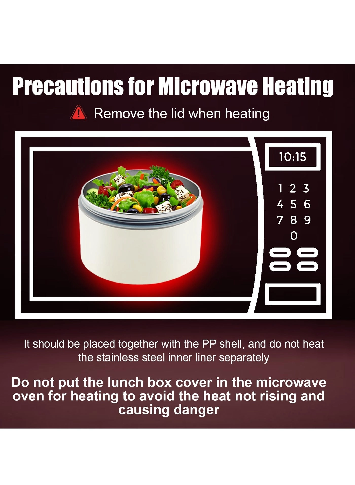 bento box - 304 Stainless steel Double-deck