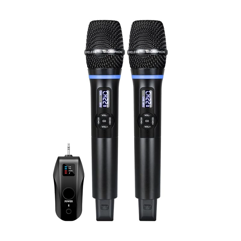 warmiehomy Wireless Microphones - 2 UHF