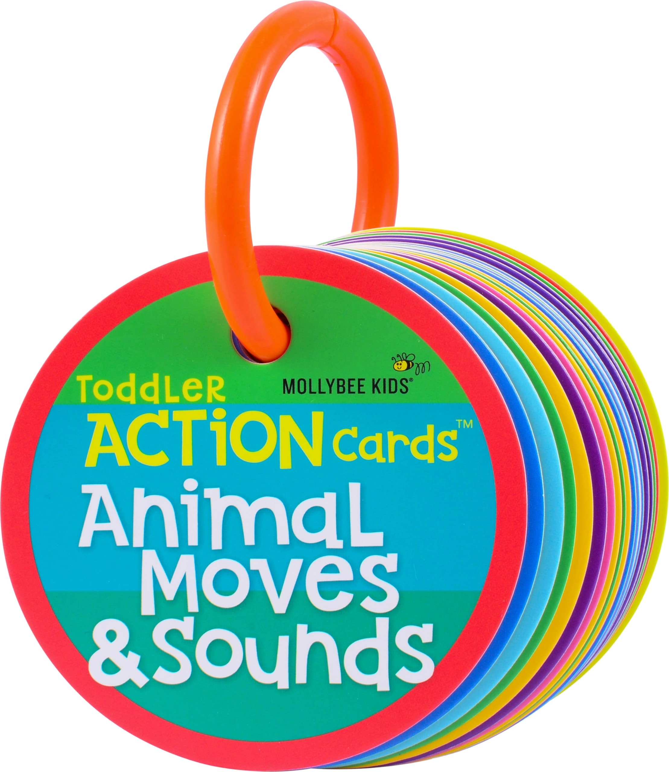 MOLLYBEE KIDS Toddler Action Cards - 24 months and up 20 pieces