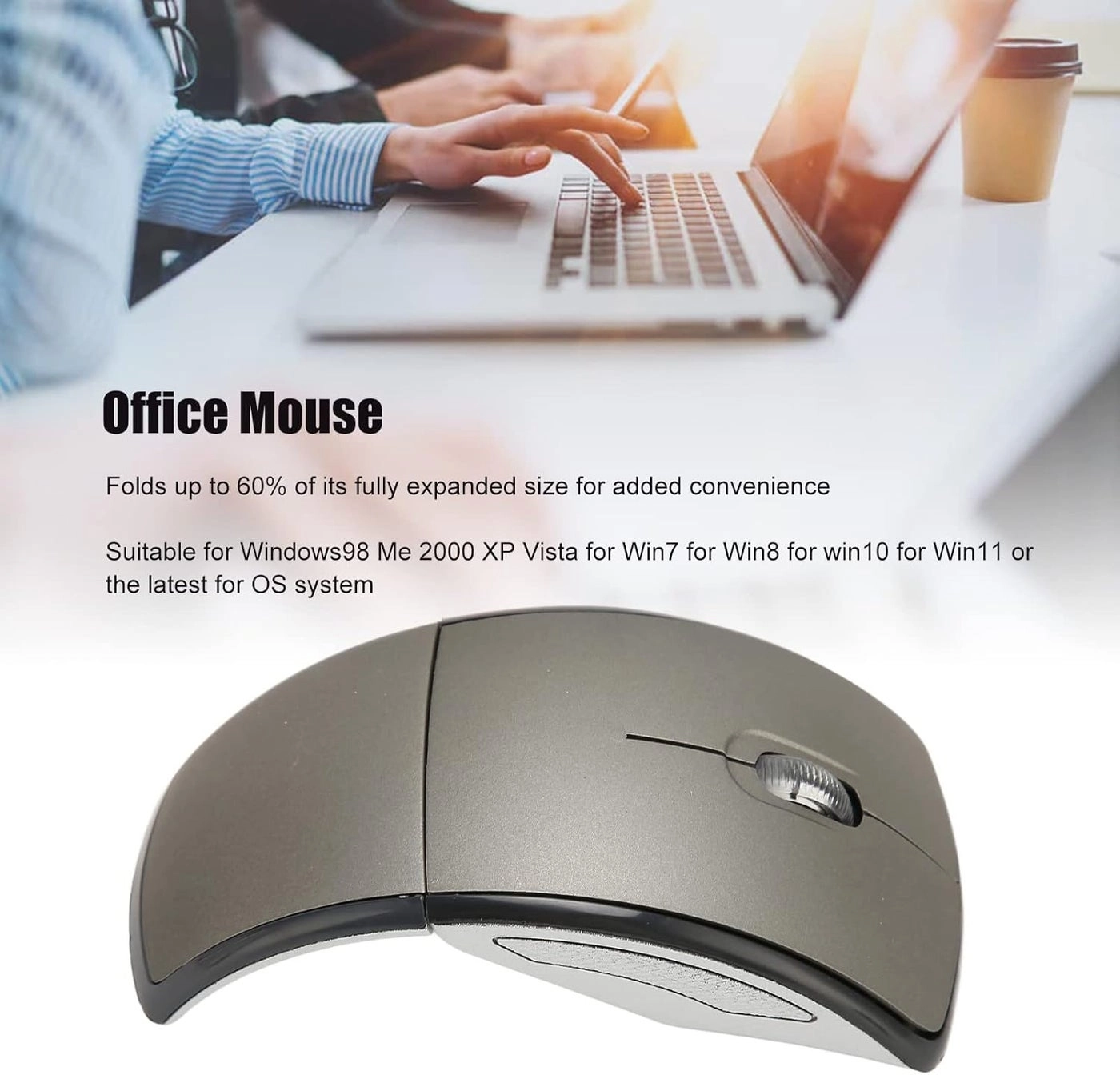 Folding Wireless Mouse - 2.4G