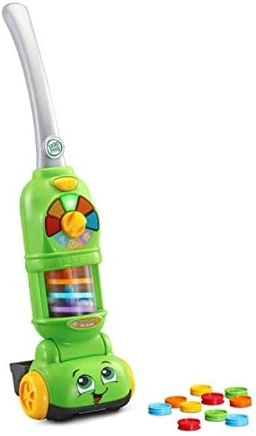 LeapFrog Pick Up and Count Vacuum - Green 2 years