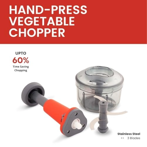 Push Chopper - 650ml 3 Blades