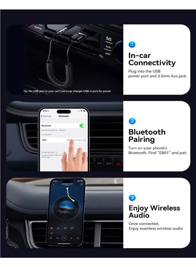 Eb01 - Bluetooth 5.0 Car Kits