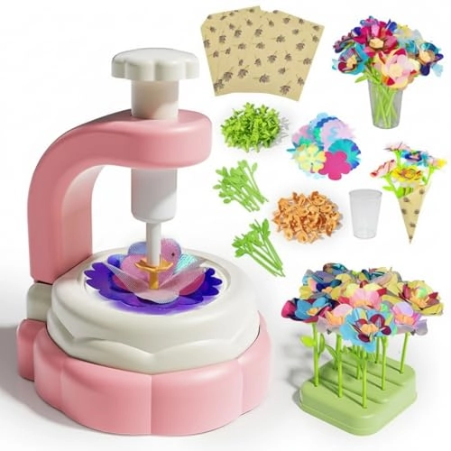 Fabric Flower Bouquets - Multicolored DIY Craft Kit