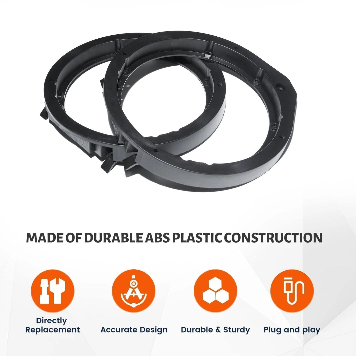 6.5 Inch Speaker Adapter Bracket Kit