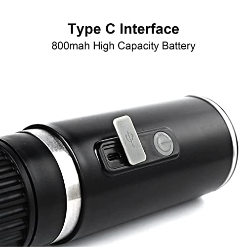 Portable Espresso Machine - 800mAh Battery Compatible Capsules