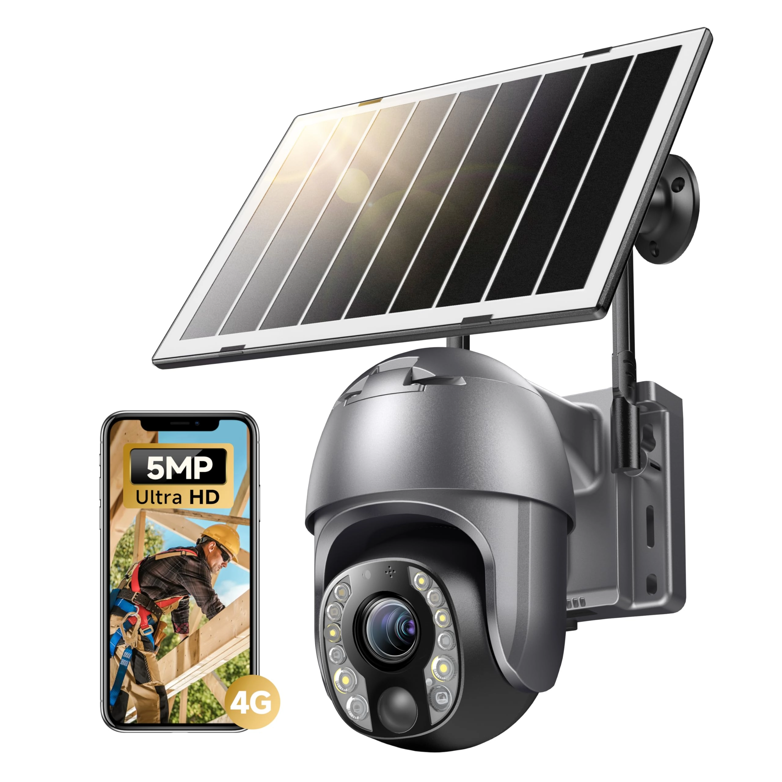 ELYSOO 5MP Cellular Security Camera
