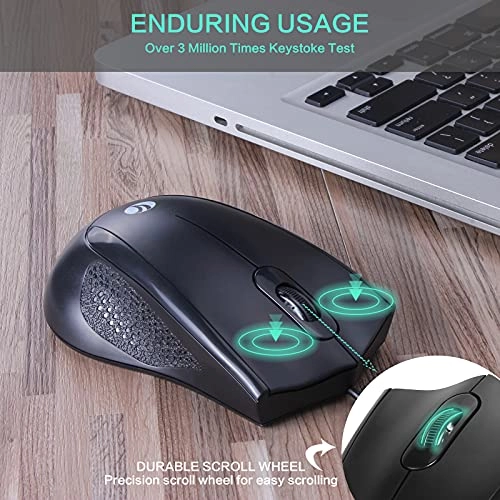 3-Button Mouse - Wired