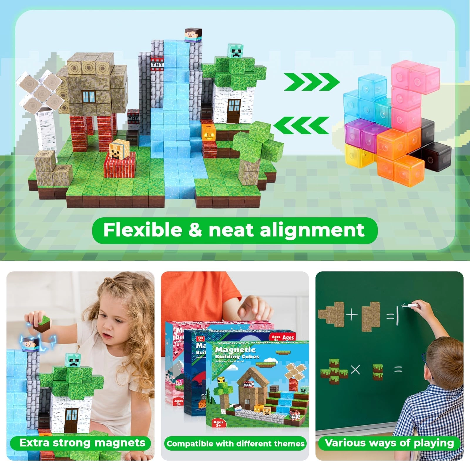 Magnetic Blocks - Bee 100pcs