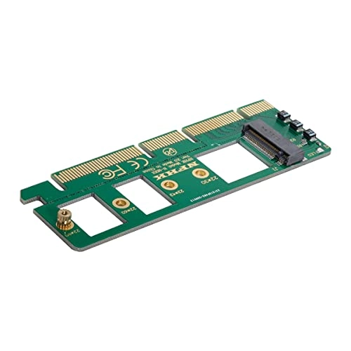 NGFF M-Key NVME AHCI SSD to PCI-E 3.0 x4 Adapter - PCIe 3.0 Type 2230/2242/2260/2280