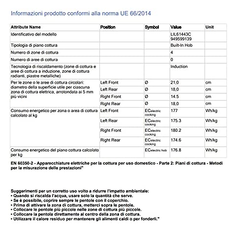 Series 300 LIL61443C Induction hob