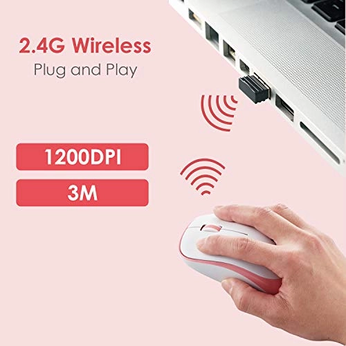 M-IR07DRSPN Smiley-Face Mouse - Wireless