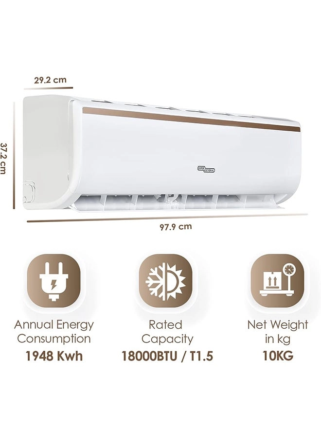 SGS181KE - Split Air Conditioner Upto 150 sq.ft White
