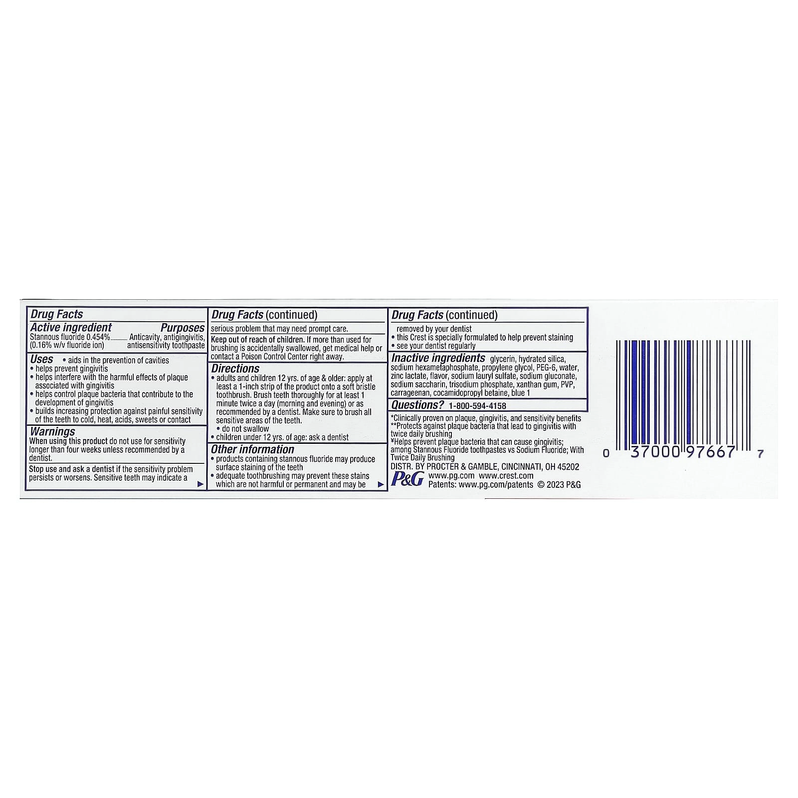 Pro-Health Advanced Fluoride Deep Clean Mint Toothpaste 144 g