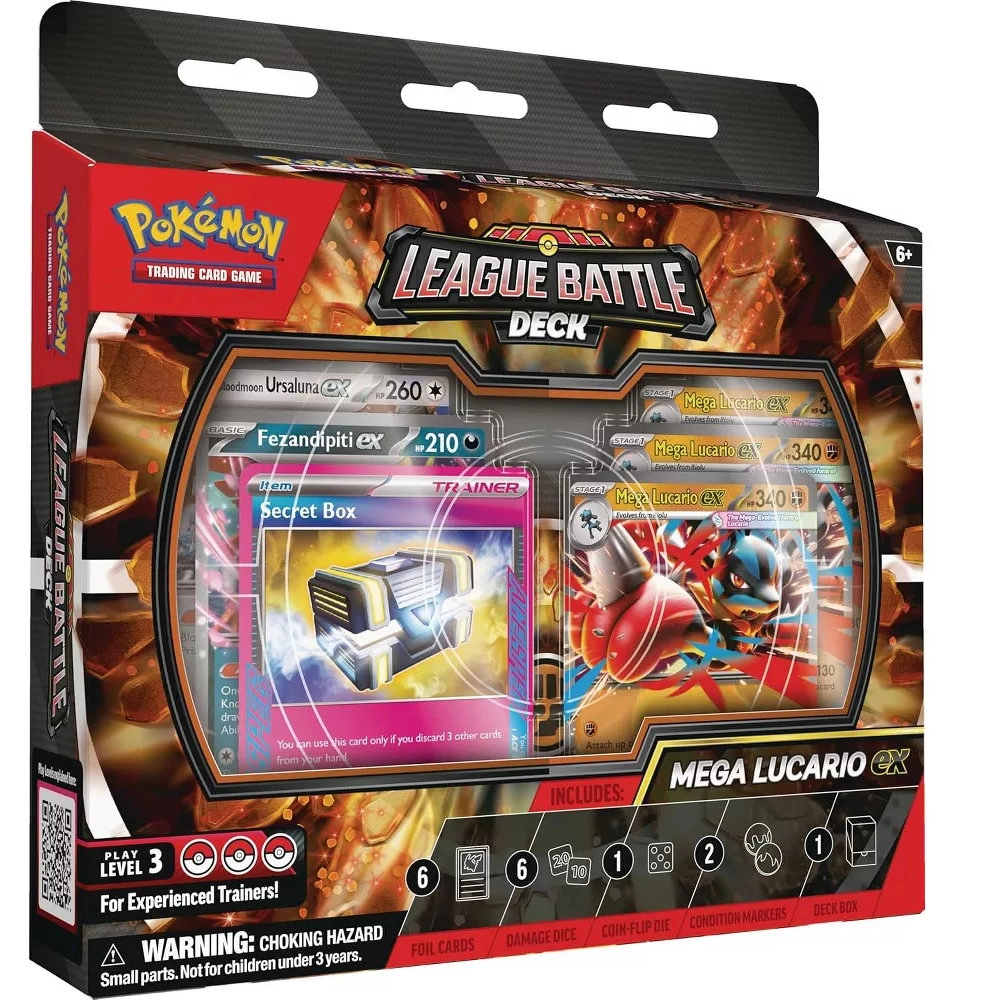 Pokémon Mega Lucario EX League Battle Deck - 60pcs