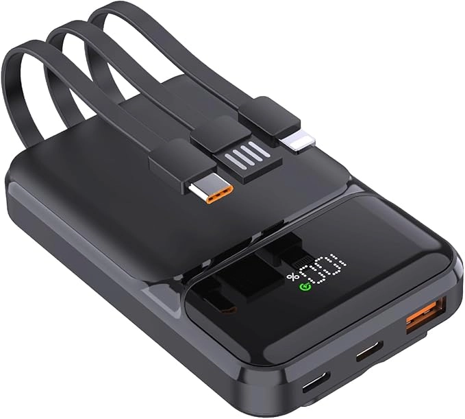 MHR Dual Fast-Charge Power Bank - 10000mAh USB-C PD QC 3.0