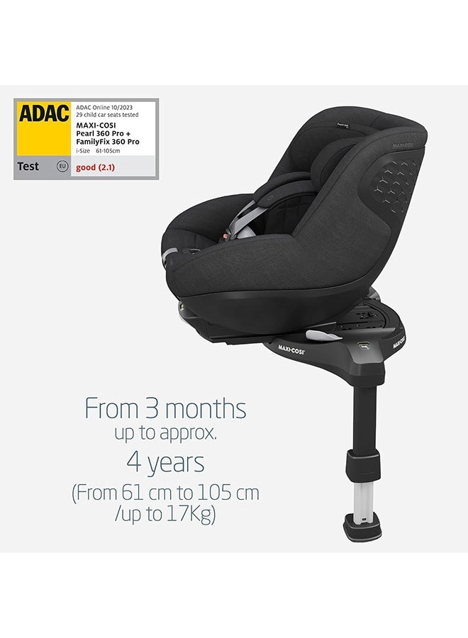 Pearl 360 Pro - Authentic Black 360° rotation 5 recline positions