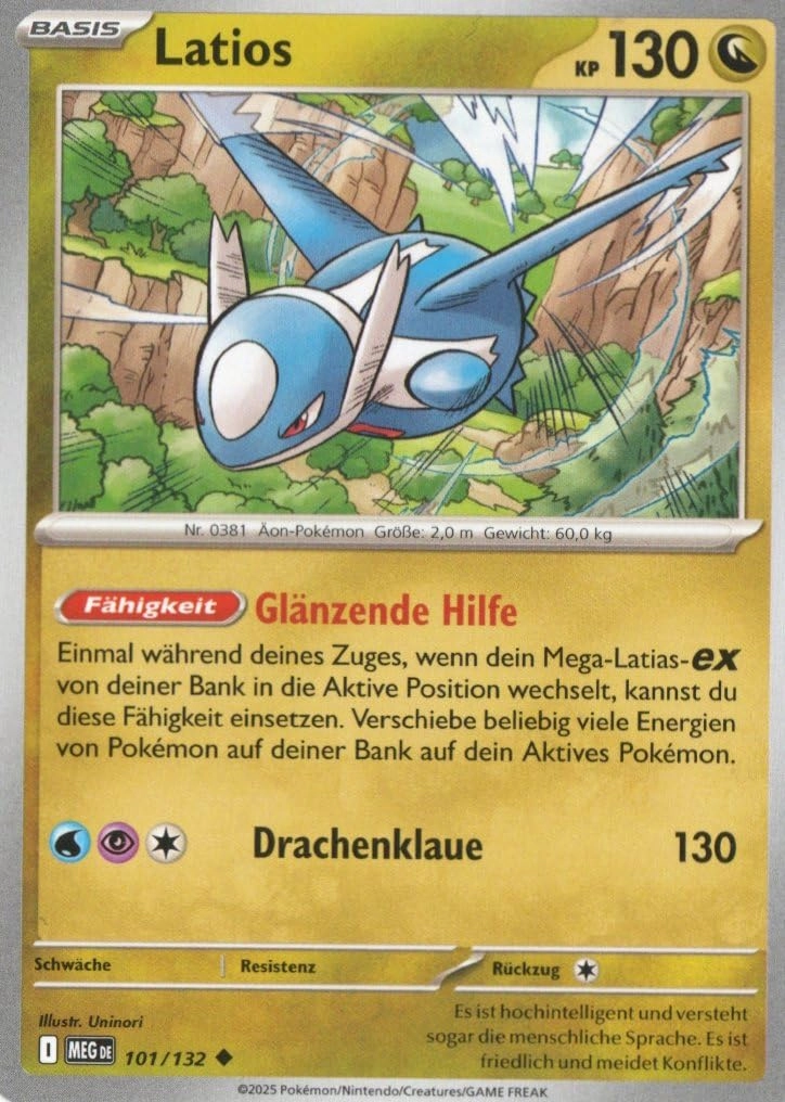 MZTCG Mega Developments Latios MEG 101 - German