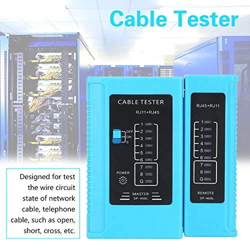 Network Cable Tester - RJ45 RJ11 Automatic Scan Model